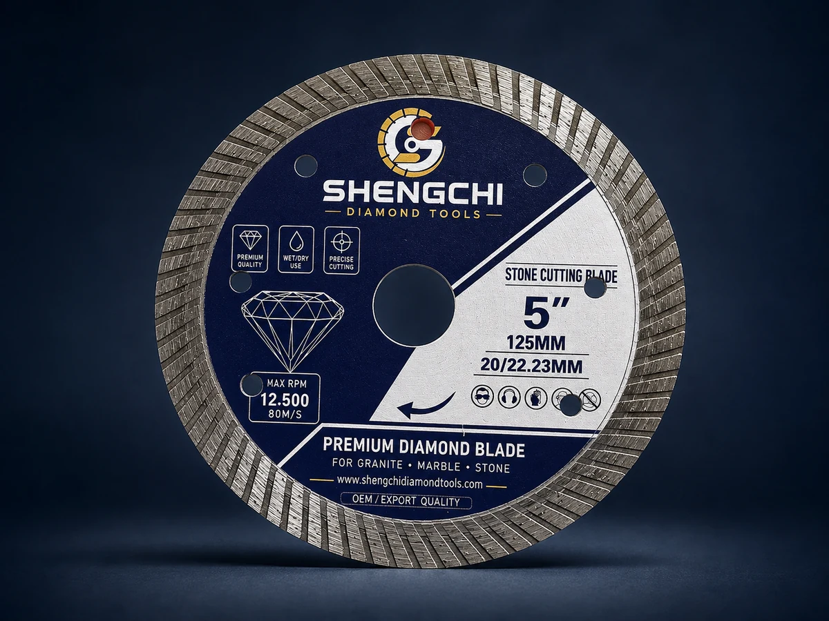 125mm Stone Cutting Blade by SHENGCHI Diamond Tools