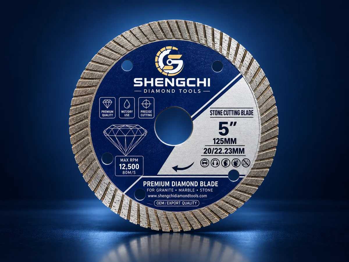 125mm Stone Cutting Blade by SHENGCHI Diamond Tools