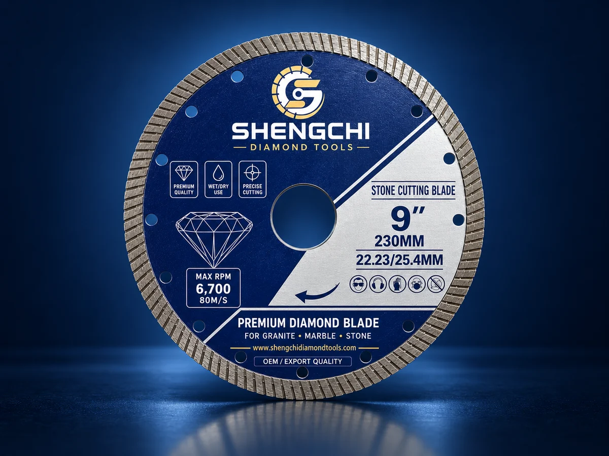 230mm Stone Cutting Blade by SHENGCHI Diamond Tools
