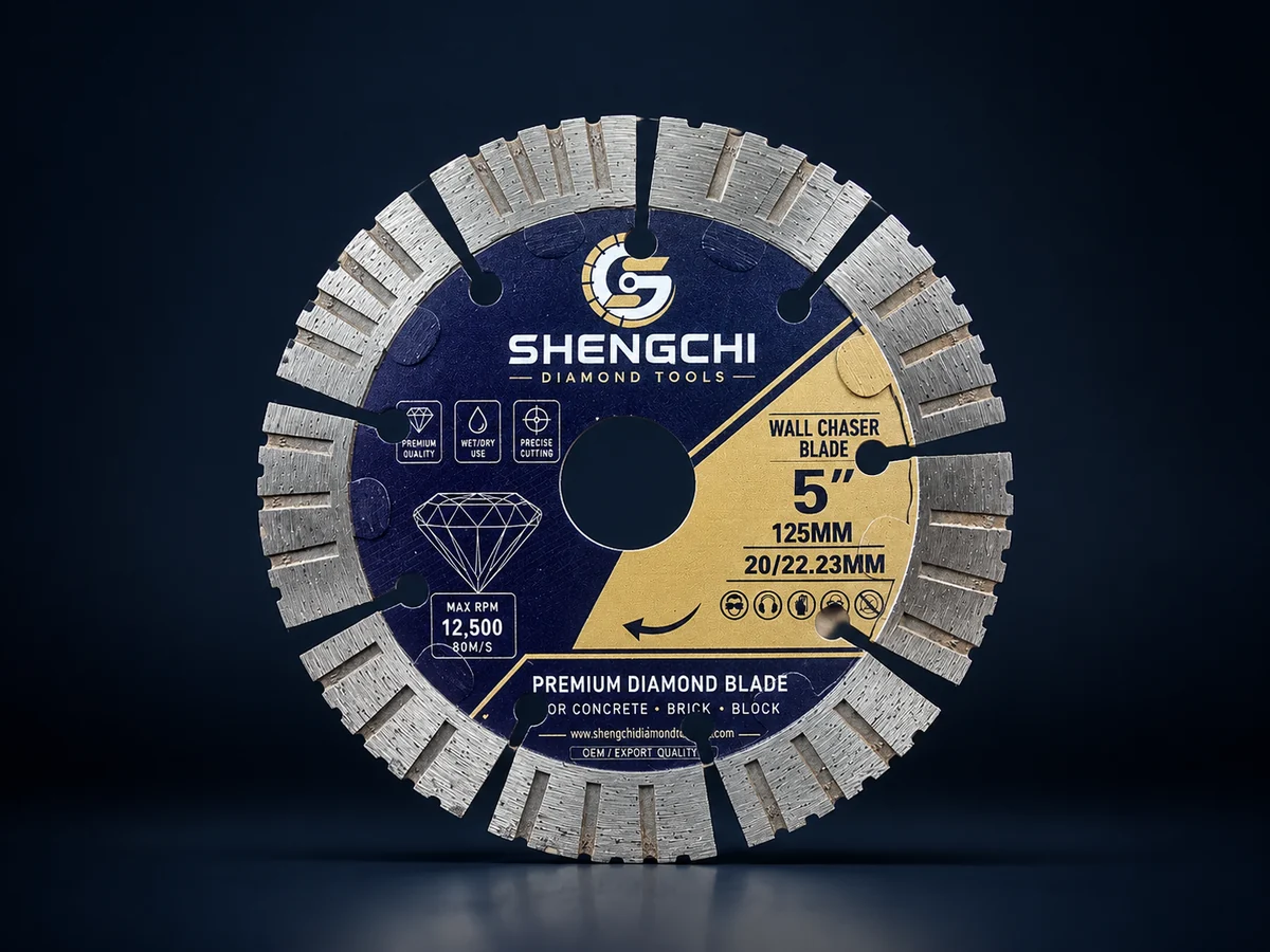 125mm Wall Grooving Blade by SHENGCHI Diamond Tools