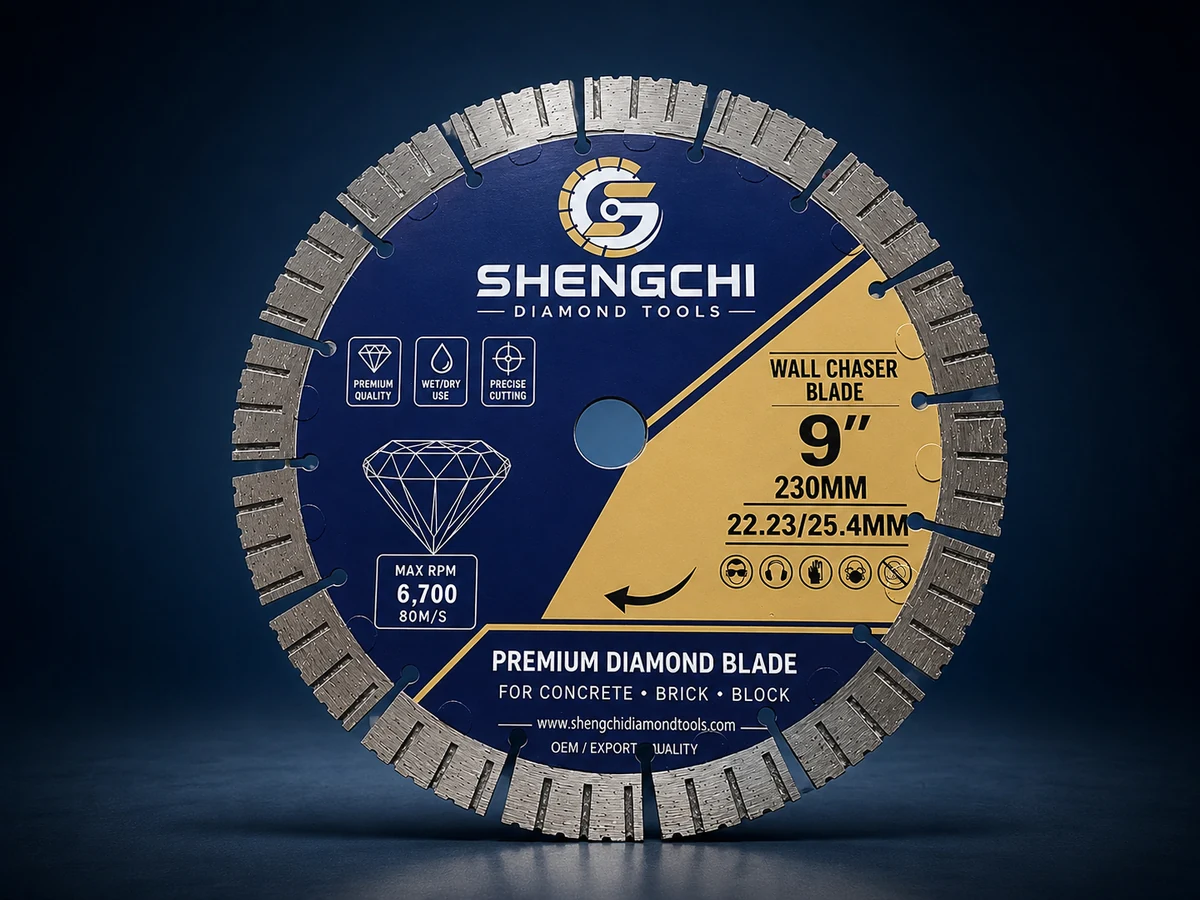 230mm Wall Grooving Blade by SHENGCHI Diamond Tools