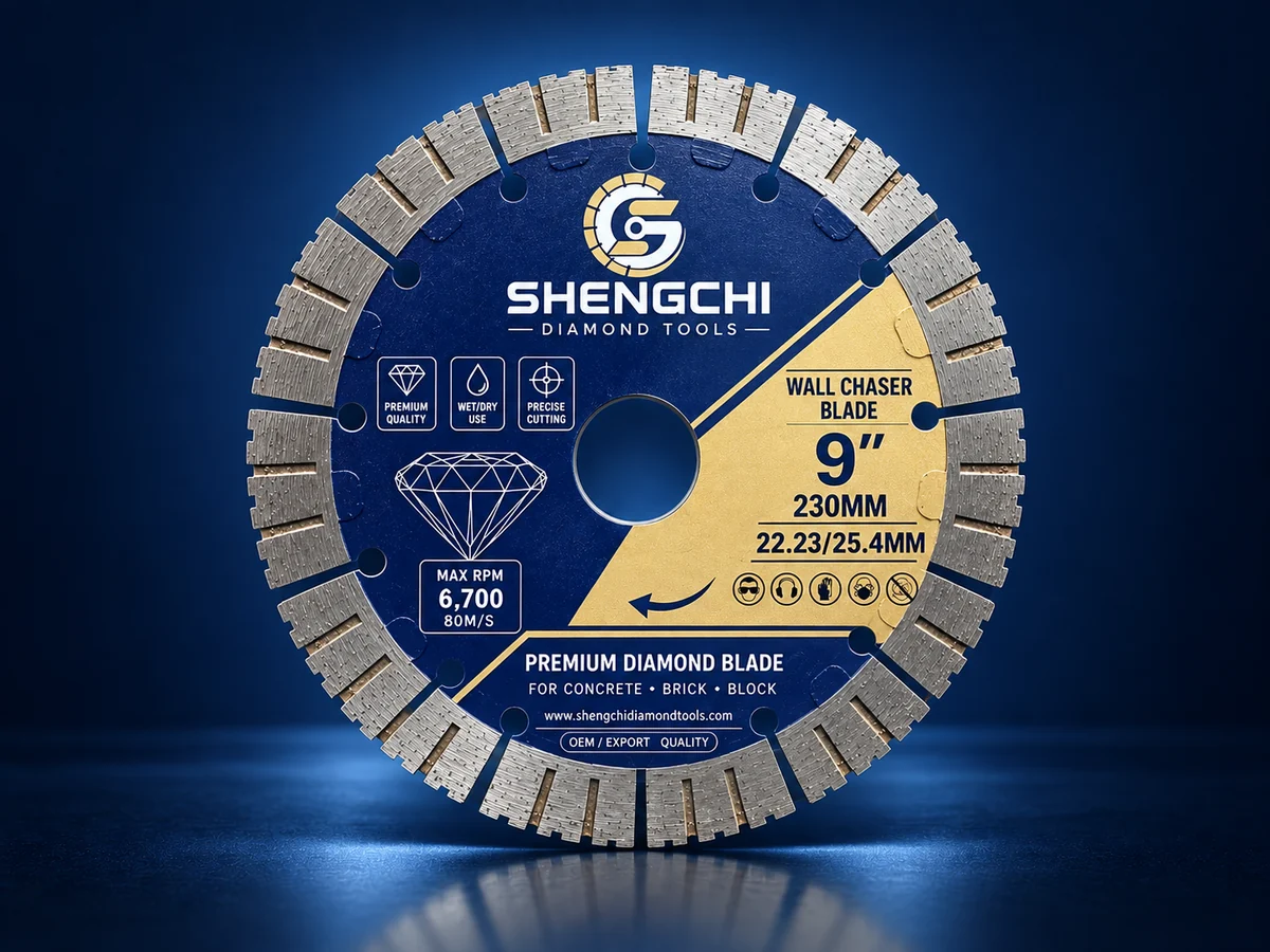 230mm Wall Grooving Blade by SHENGCHI Diamond Tools
